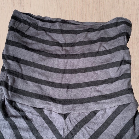 High waist Long Maxi Skirt Grey Black Pattern XSmall - Picture 10 of 11